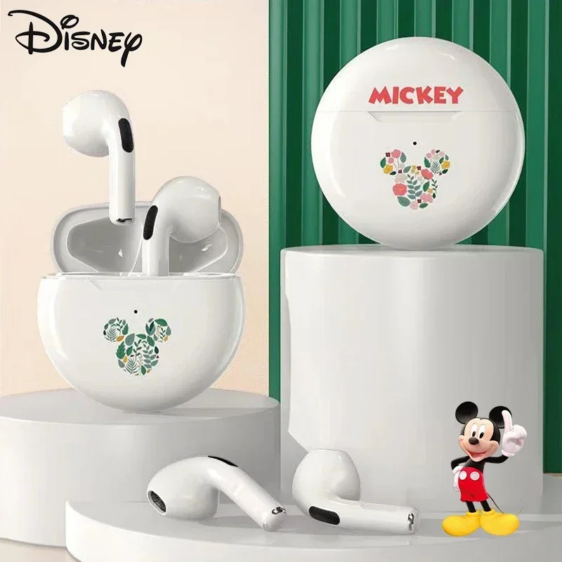 

Disney Mickey Mouse F9 Mini Wireless Earphones Headphones Bluetooth 5.3 HD Call with Mic Headset Stereo HIFI In-Ear Earbuds Gift