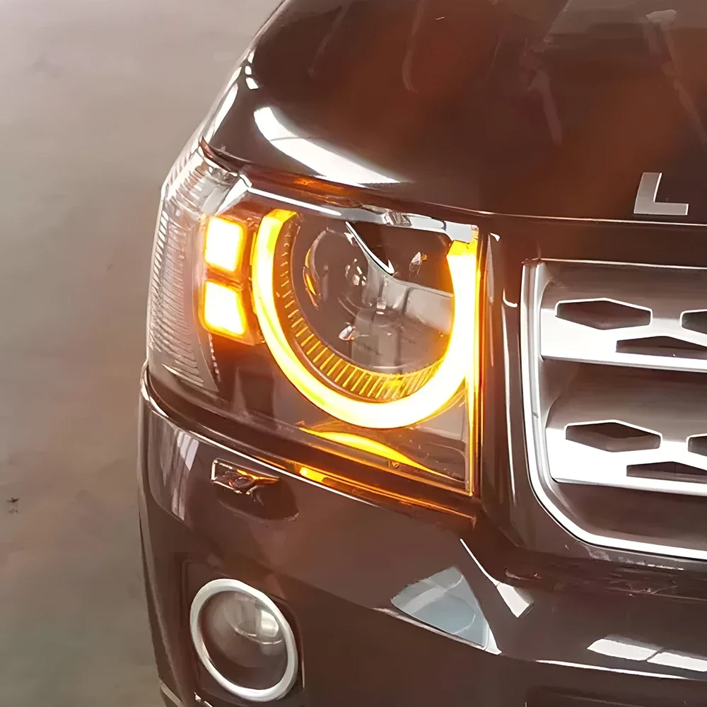 

Car Front Lamps For Land Rover Freelander 2 2007-2012 LED Auto Headlights Assembly Upgrade Bifocal Projector Lens Accessories