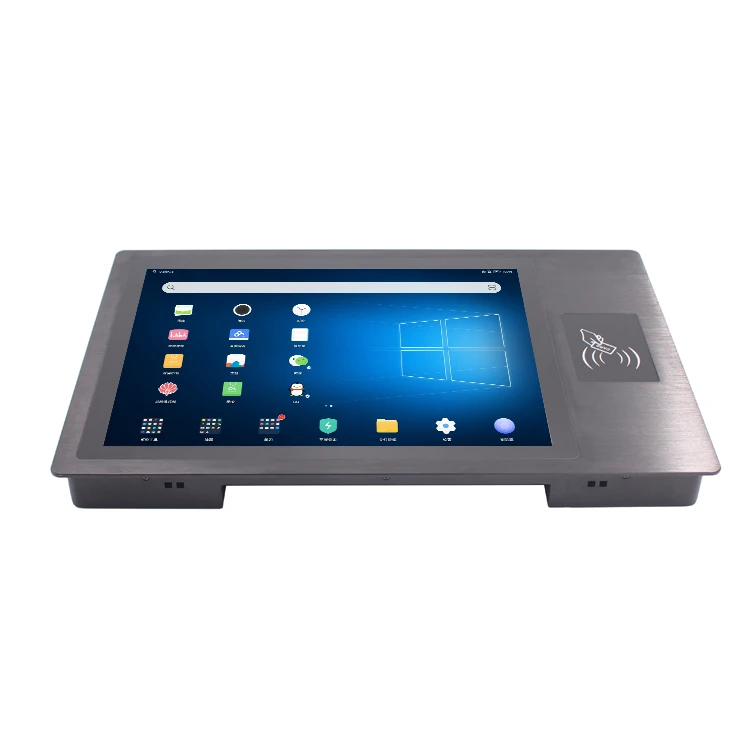 12 15 17 Zoll Rj45 Poe Android Tablet PC Industrie Touch Panel PC mit NFC RFID Kartenleser RS232 Kamera