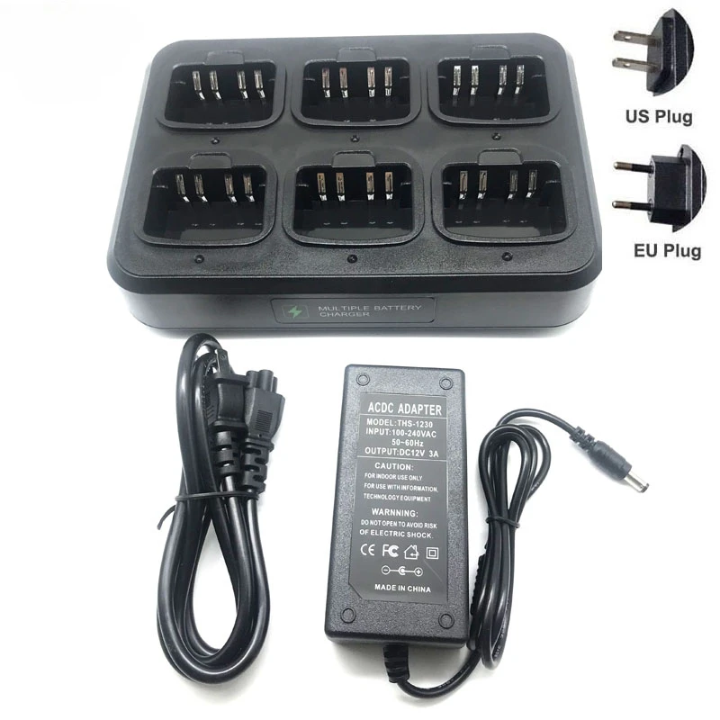 

Multifunction Six-Way Desktop Rapid Charger For Motorola XIR P8268 DP4400 DP4800 DP4801 DEP550 DEP570 DP2000 DP3400 DP3600 Radio