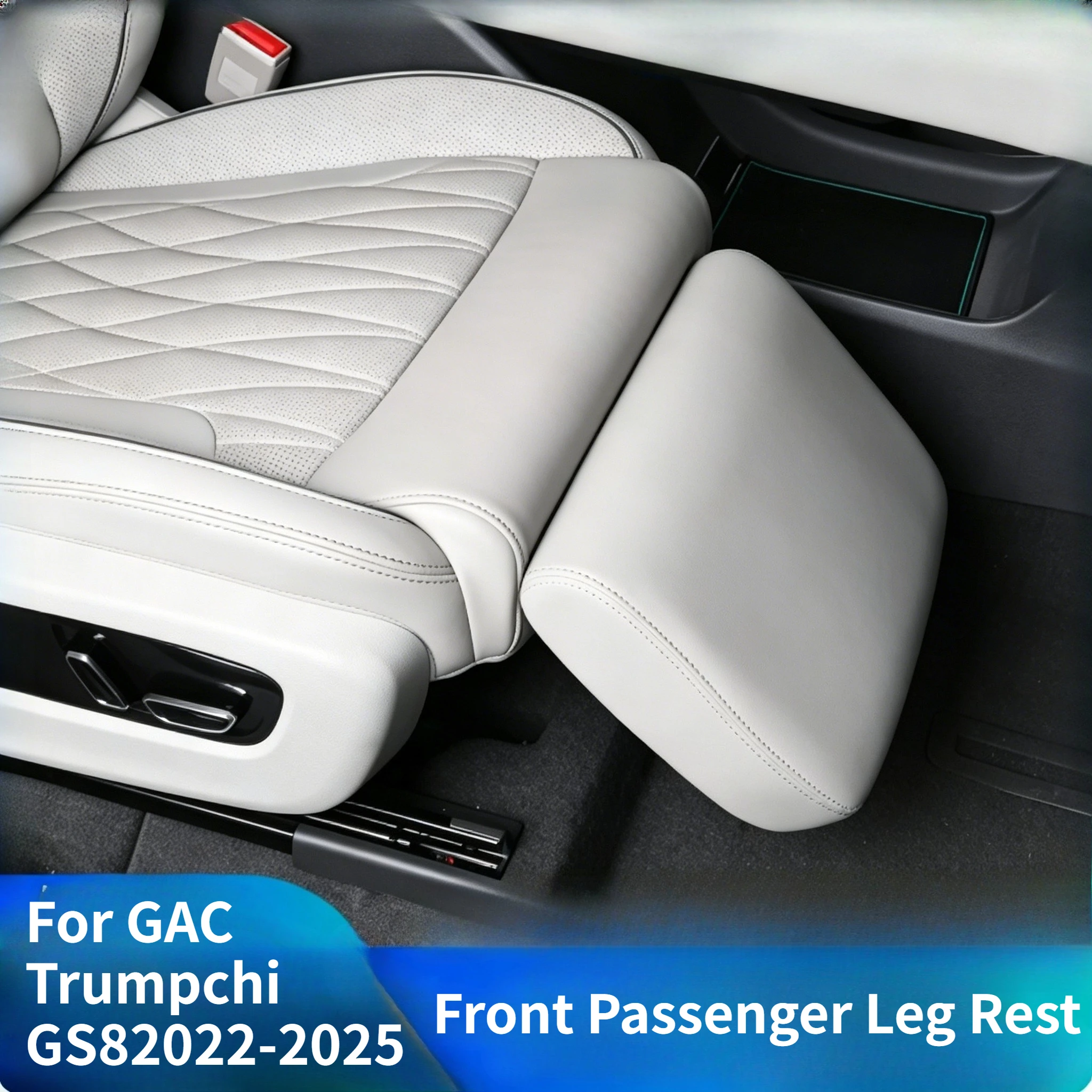 For GAC Trumpchi GS8 2022-2025 Electric Leg Rest Queen Front Passenger Footrest Seat Interior Modification Accessories