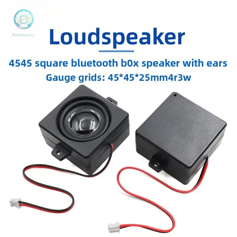 4545 4 ohm 3w square cavity speaker high decibel 45 * 25mm 4 ohm 3 watt box speaker with cable 2p audio 2.0 L170MM