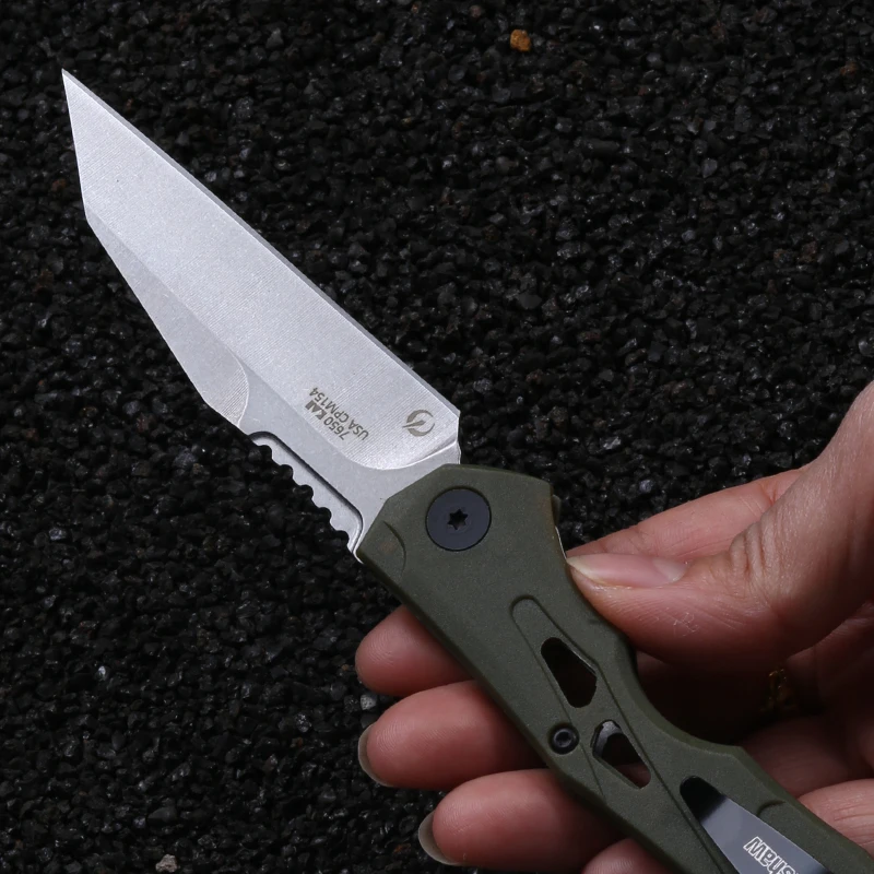 Folding Knife 3.54Inch 8Cr13Mov Blade Plastic Handle Outdoor Camping Survival Tactical Knife