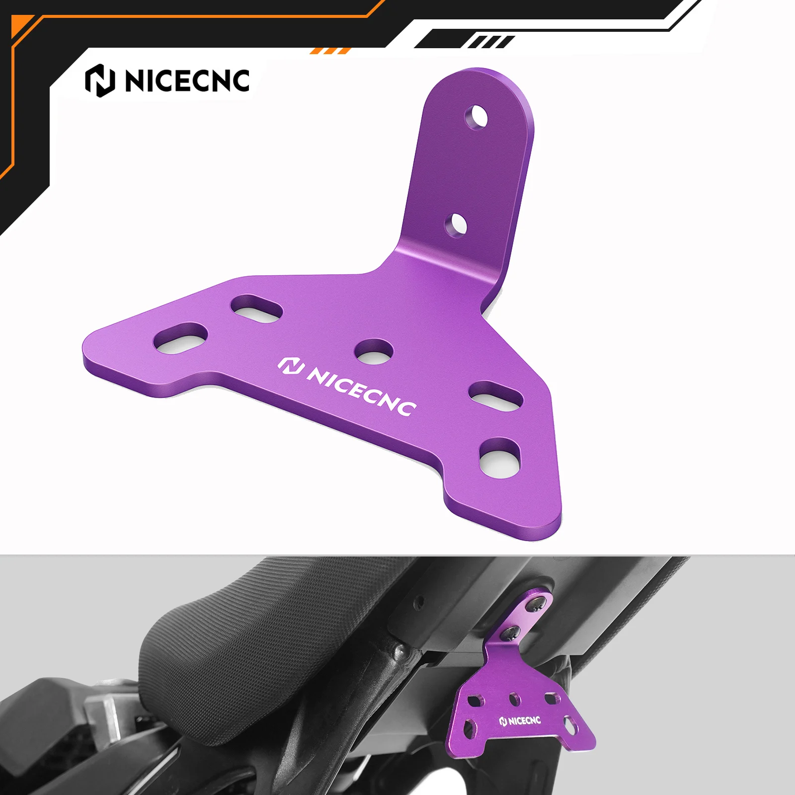 

NICECNC For Surron light bee X S L1E Segway X 160 X260 Tail Light Mounting Bracket Licence Plate Holder Electrical Motorbike