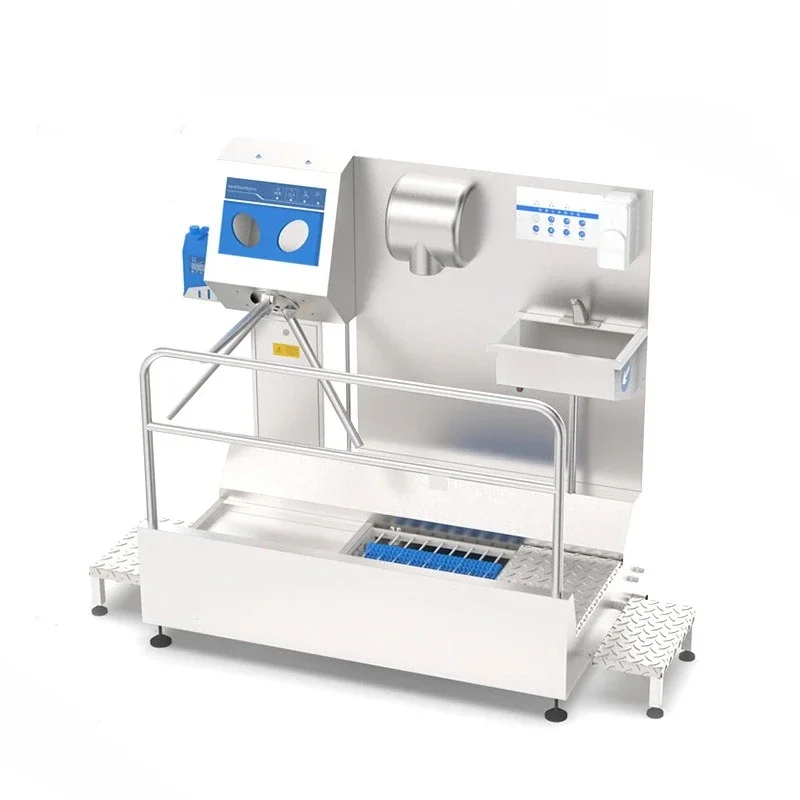 Personnel hygiene and disinfection integrated machine, workshop entrance gate access control