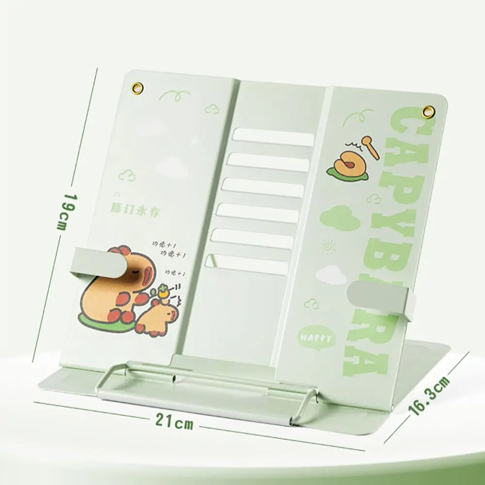 Soporte de lectura de libros de Metal de alta calidad, soporte plegable multicolor para documentos, ajustable, para revistas