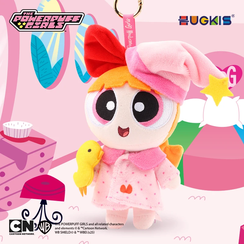 Powerpuff Girls Sweet Dreams Series ألعاب من نسيج مخملي صندوق أعمى حقيبة سلسلة مفاتيح سحر لطيف هدية للأطفال المشجعين جامعي هدية عيد ميلاد