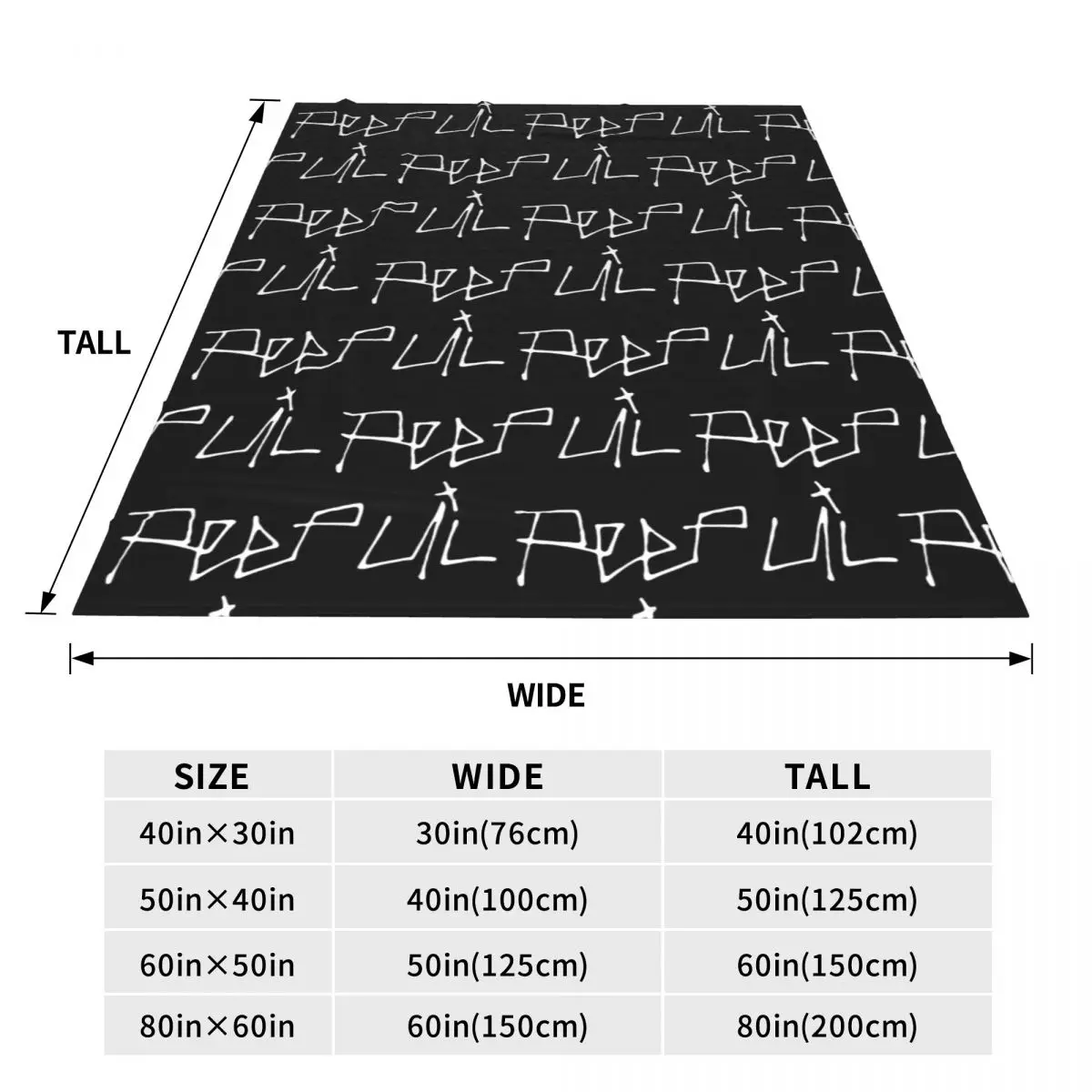 Logo Lil Peep Blanket Soft Warm Flannel Throw Blanket Plush for Bed Travel Home Sofa