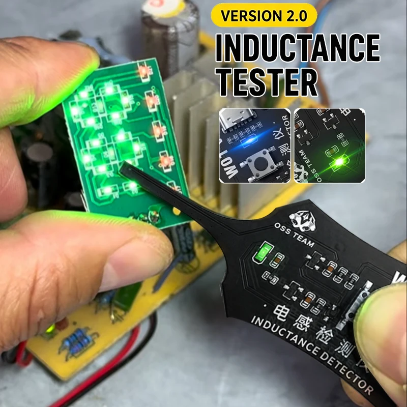 

OSS W01 V20 Inductance Tester Ultra USB C Power Indicator High Precision Circuit Troubleshooting Tool