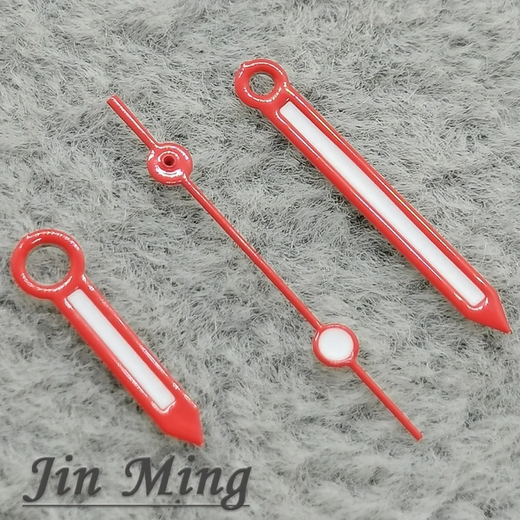 Hohe Qualität Uhr Hände 12,5*12*8 C3 Grün Leuchtend Rot Für NH35 NH36 7S26 7S36 4R35 4R36 Bewegung Uhren Zubehör