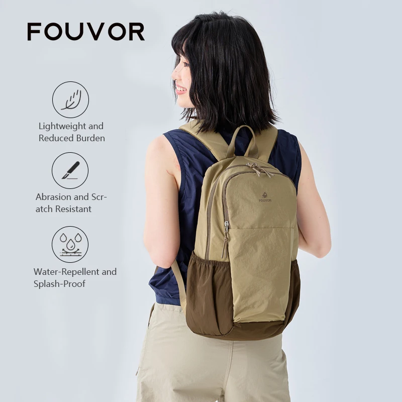 

Легкий рюкзак Fouvor для спорта на открытом воздухе, водонепроницаемый походный рюкзак, женский рюкзак, молодежный дорожный подростковый школьный рюкзак3068-04