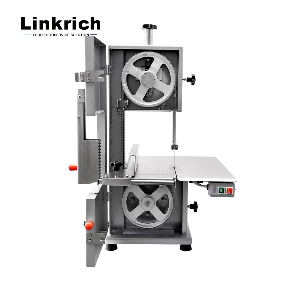Linkrich Commercial Electric Butchers Frozen Meat Bone Saw Cutting Machine Chicken Beef Goat Cutter Restaurant Meat Processing