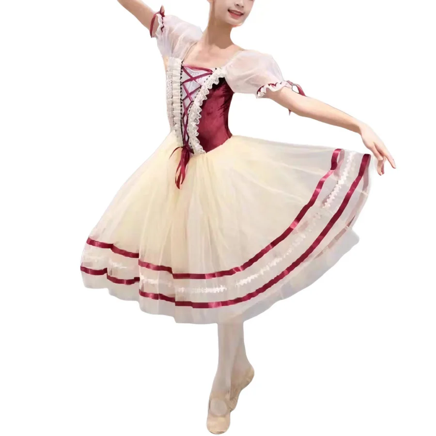 Ballet Dance Leotard for Women Adult Turtle Neck Ballet Leotard Neckline Zipper Daily Practice Team Gymnastics Dancing Bodysuit