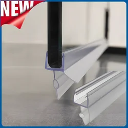 Waterproof Shower door Transparent sealing strips water stopper Weatherstrip glass shower screen seal strip 6 to 12mm gap sealer