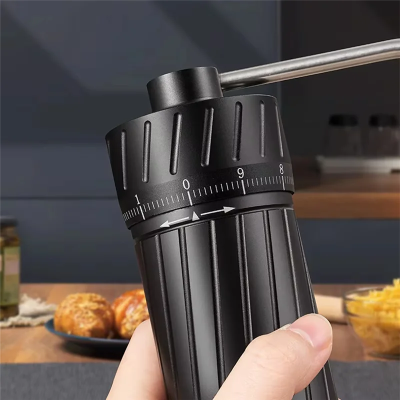 ABNO-Premium Manual Coffee Grinder Ideal For Espresso & Cold Brew Portable Travel Coffee Mill