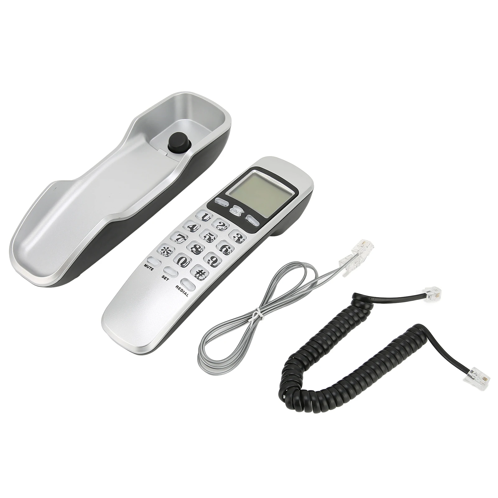 Protable KXT888CID Landline Wired Wall Phones Corded Landline Telephone with LCD Display Hotel Landline Phone for Home Office