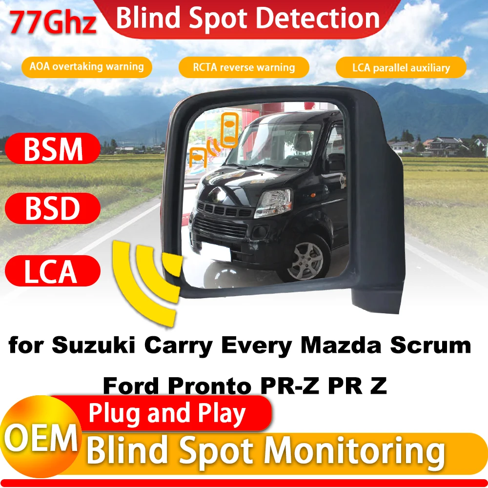 Système de surveillance et de détection d'angle mort OEM pour Suzuki Carry, Every, Mazda Scrum, Ford Pronto, PR-Z, PR Z (BSM, BSA, BSD)