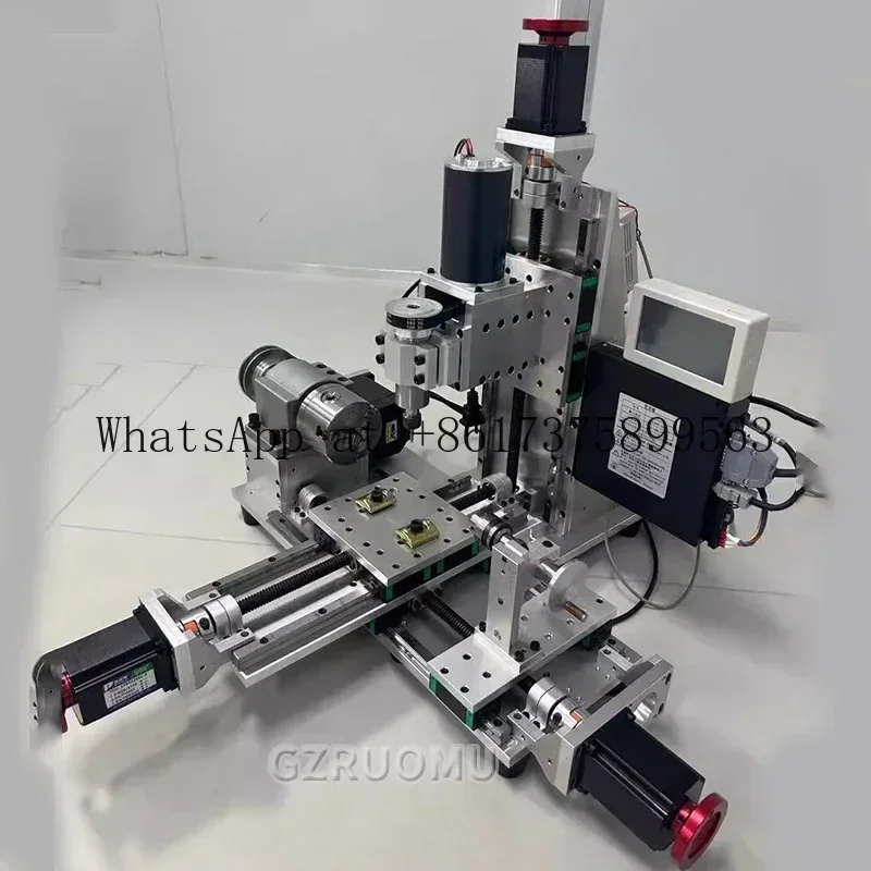 750 W Servo Motor CNC Turn Mill Drill Integrated Lathe