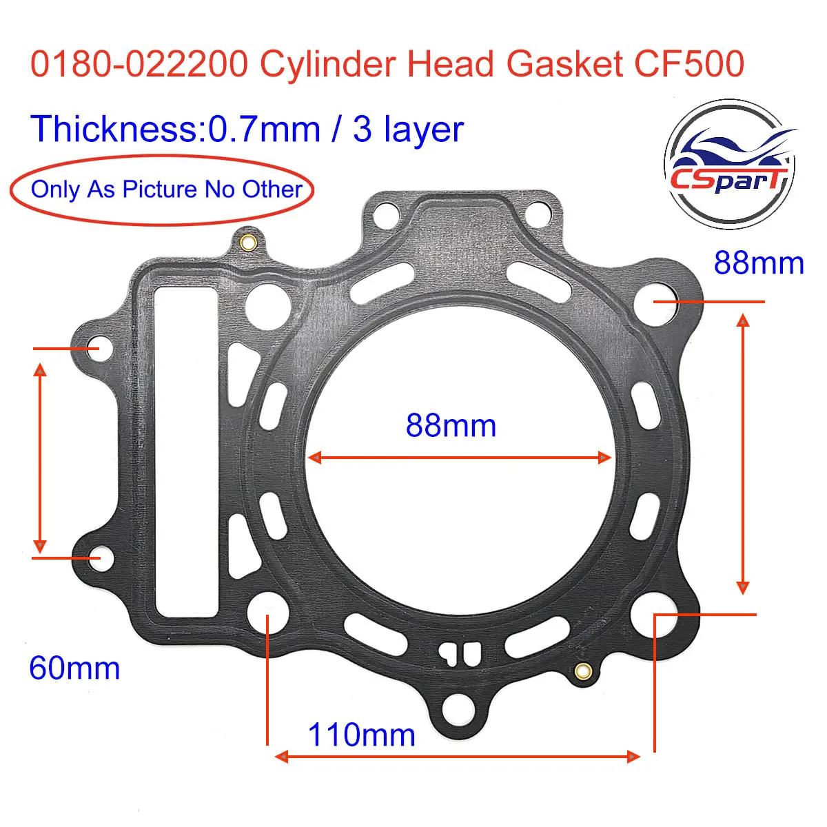Engine Gasket Kit For CFmoto CF Moto ZFORCE CFORCE UFORCE CF500 CF188 500 500CC ATV UTV SSV