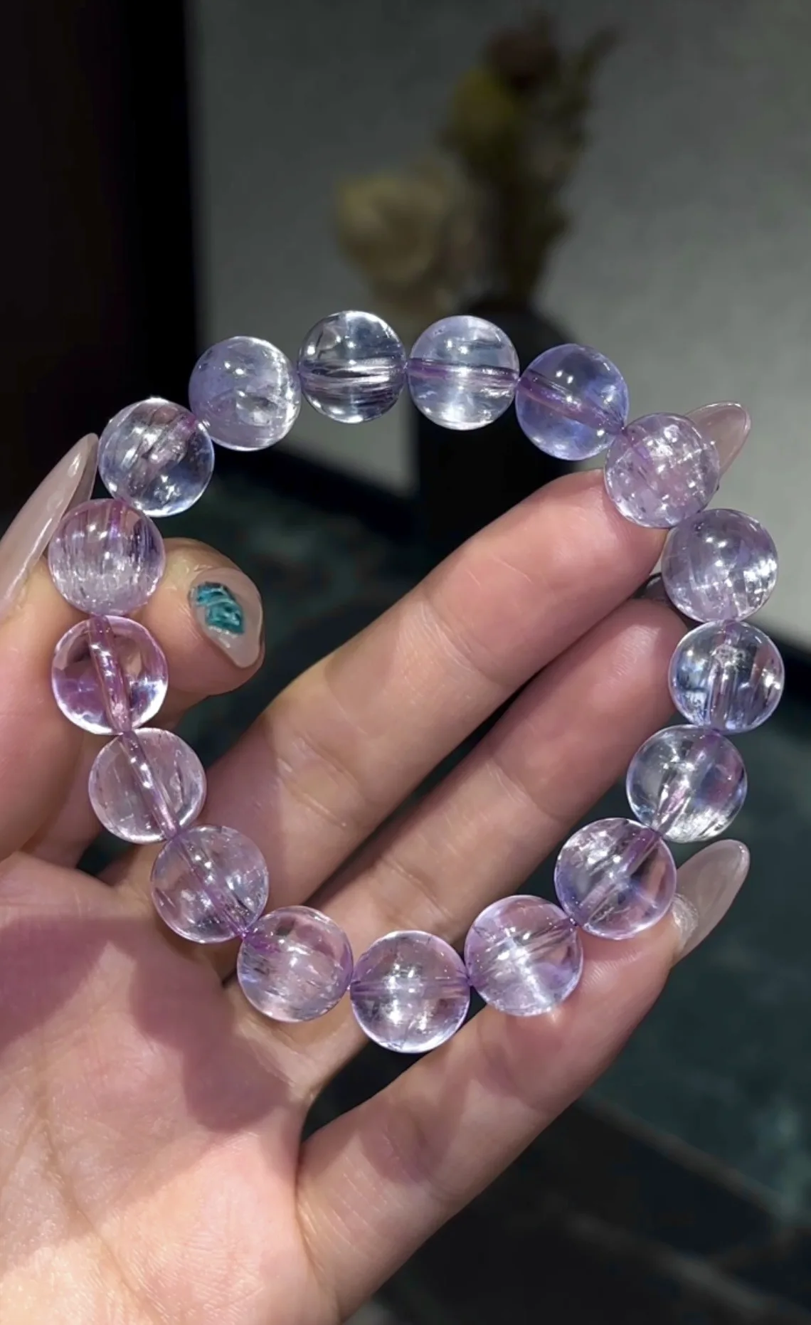 

12 мм натуральный браслет-кунзит, ювелирные изделия для женщин, мужчин, подарок любви, целебный кристалл, бразильские круглые бусины, нити драгоценных камней AAAAA