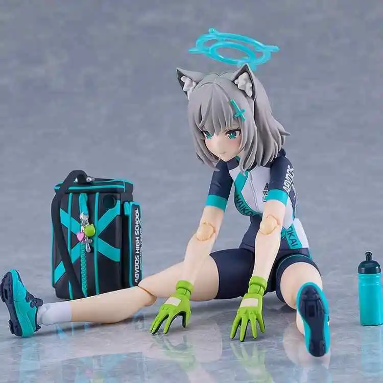 Blue Archive Sunaookami Shiroko Anime Action Figure Mf Figma #644-Dx Collectible Model Jointed for Action Christmas Gifts