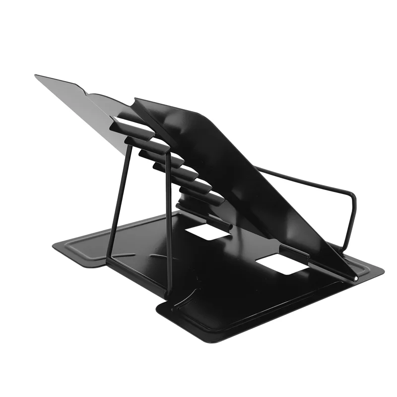ABGG-2X Desk Book Stand Metal Reading Rest Book Holder Angle Adjustable Stand Document Holder Sturdy Lightweight(Black)