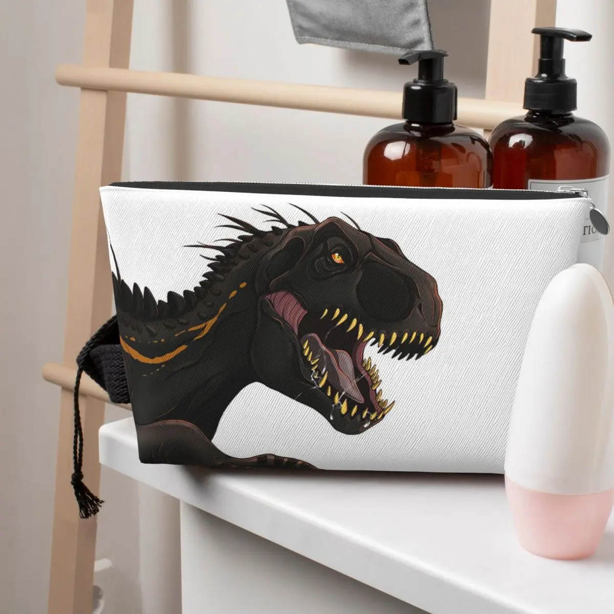 

Мир Юрского периода Indoraptor женские косметички дорожный органайзер для макияжа сумка для хранения туалетных принадлежностей Dopp Kit Case