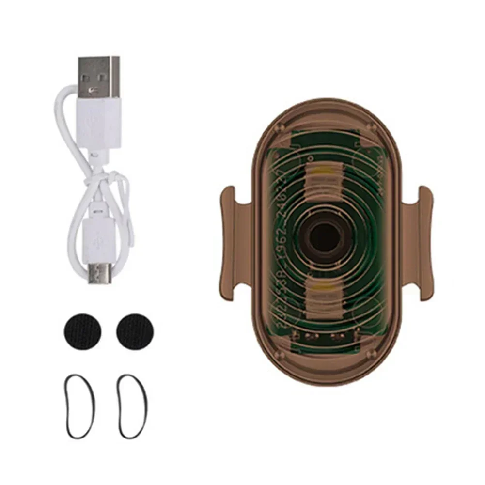 LED دراجة نارية ليلة الطائرات إشارة ستروب أضواء USB قابلة للشحن دراجة بدون طيار مع التحكم عن بعد تحذير مصباح إشارة #6