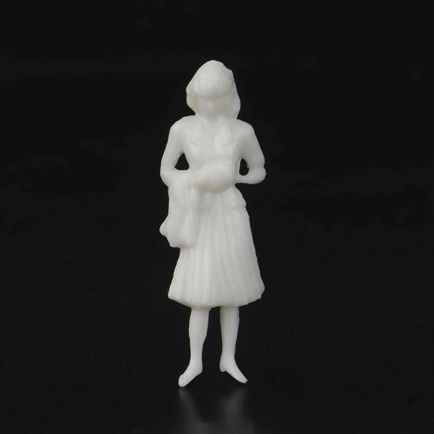 Figurines blanches en plastique, modèle rw, échelle 00, jardin, 10 pièces, 1:50