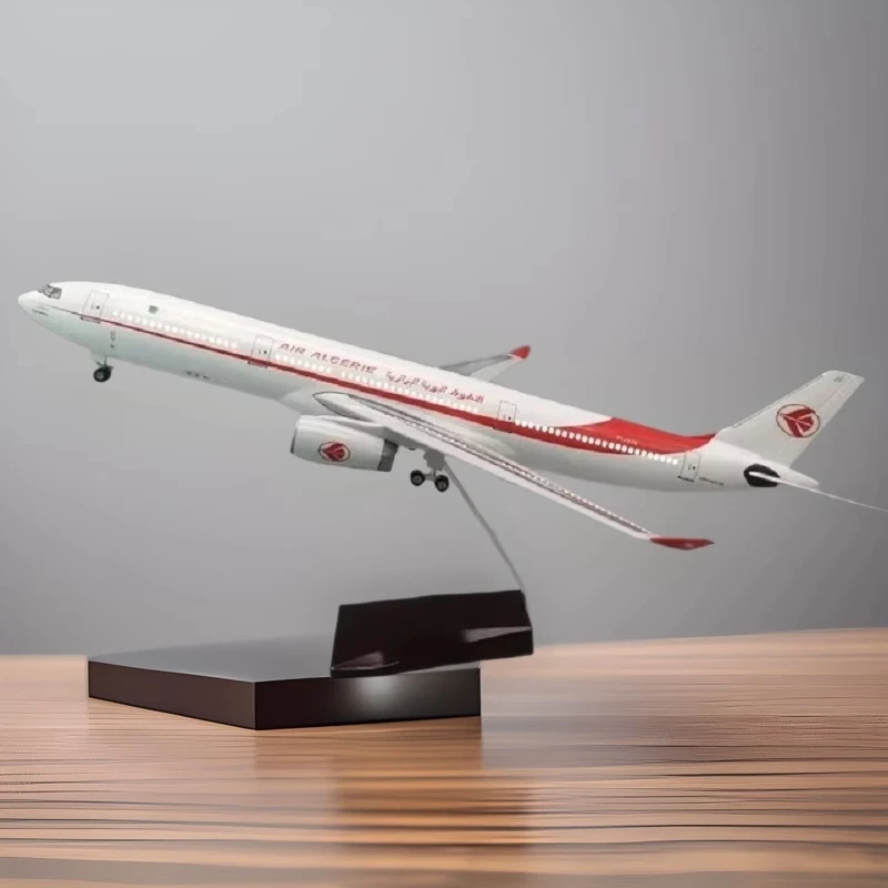 

47CM Home Decor Model A330 Algeria Airlines With Resin Aircraft Model Collected Gift By Aviation