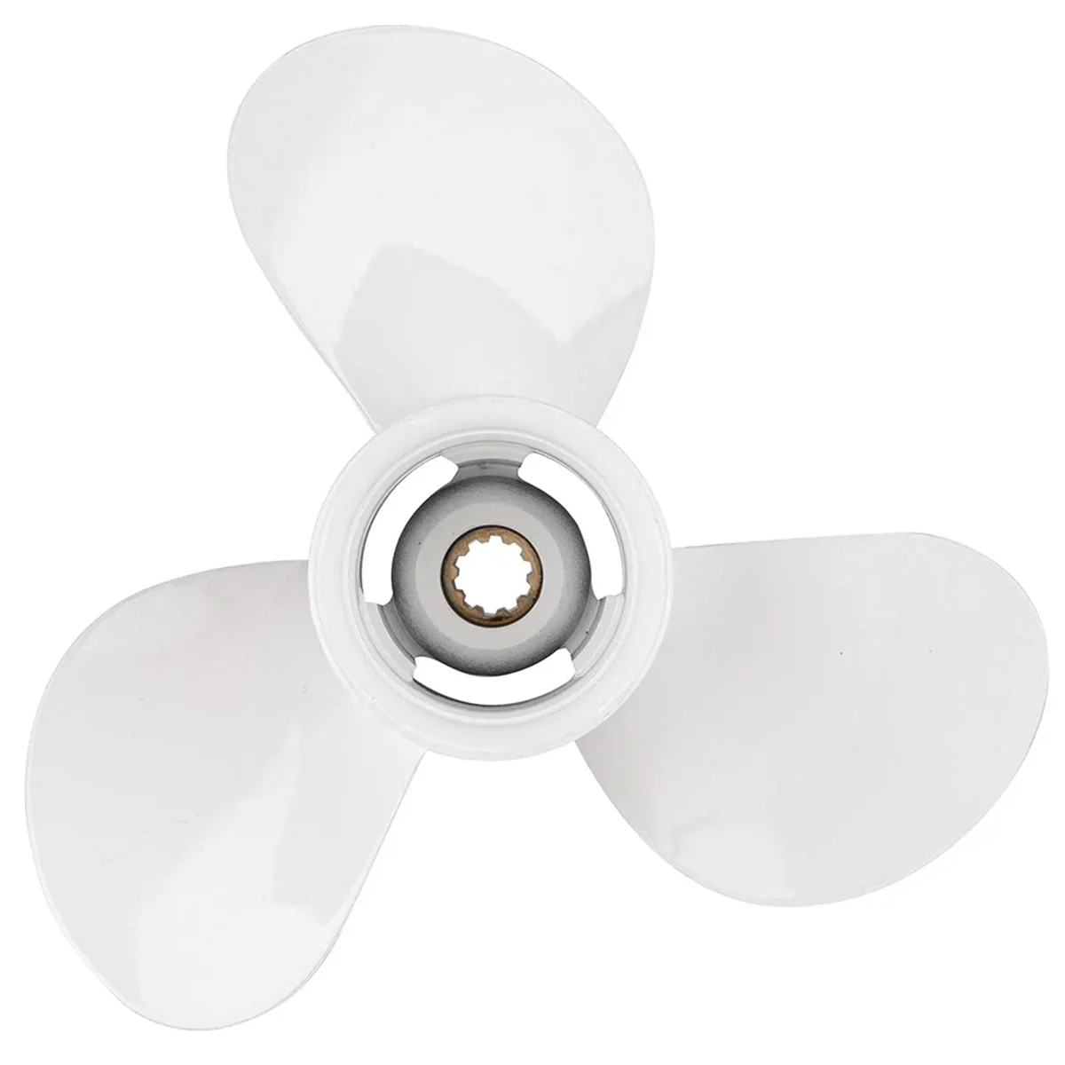 9 7/8 X 12 Outboard Boat Propeller 664-45954-00-EL Fit for Yamaha 20-30HP 10 Spline,RH