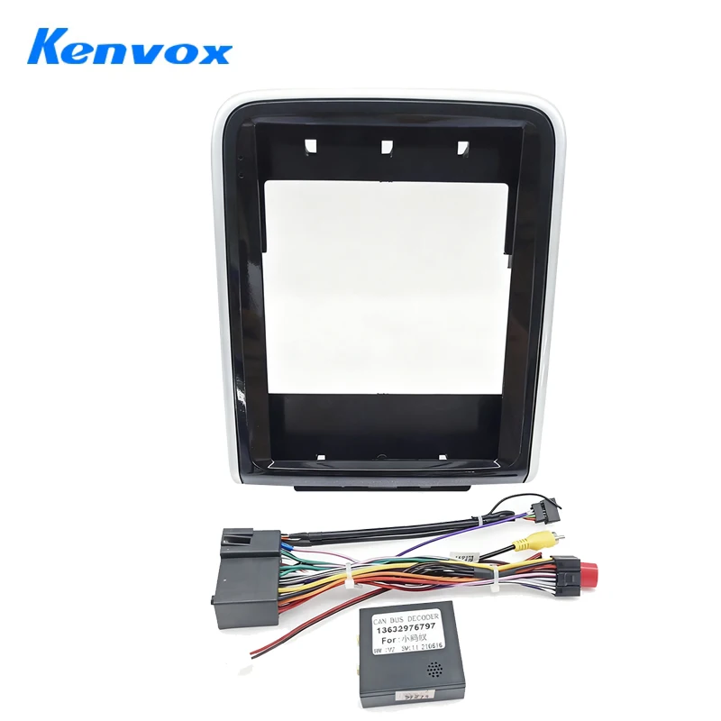 

Kenvox 9,7-дюймовый автомобильный радиоприемник Tesla с вертикальным экраном, лицевая рамка для Chery Little Ant, комплект приборной панели, адаптер жгута проводов