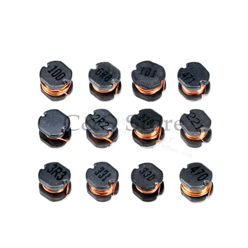 50pcs SMD power inductors CD43 4.5*4.0*3.2mm 2.2UH 3.3UH 4.7UH 6.8UH 10UH 22UH 33UH 47UH 68UH 100UH 150UH 220UH 470UH
