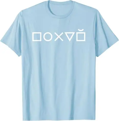Pohui Russischer Slang Gamer Geometrische Symbole Humor T-Shirt Y2k Lustiges Sarkastisches Russisches Gaming-Kultur Neuartiges Grafik-T-Shirt Kleidung – Detail 16