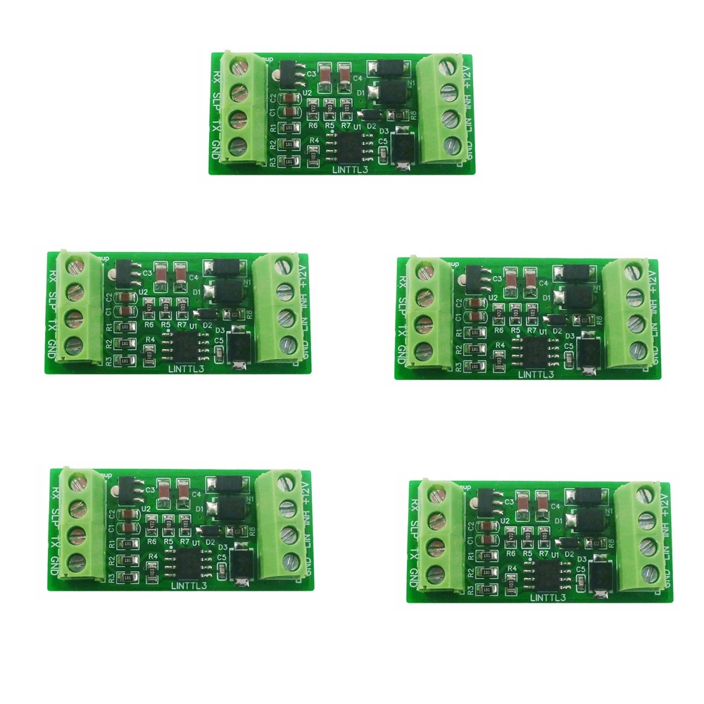 

5PCS TTL UART to LIN Can Bus Converter Data Analyzer TJA1020 K_LINE Date Bus TJA1021 Chip LINTTL3 For Communication Monitoring