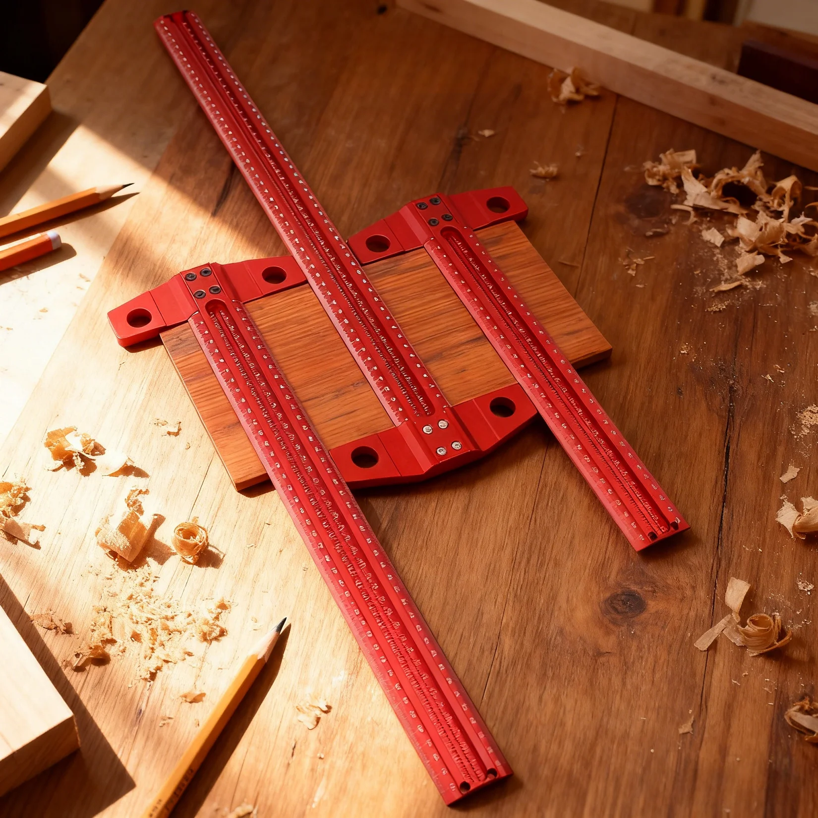 60/300/400/500 Woodworking Square Hole Marking Guage Aluminum Alloy 90° T Ruler Scriber for Multi-Function Measuring & Layout