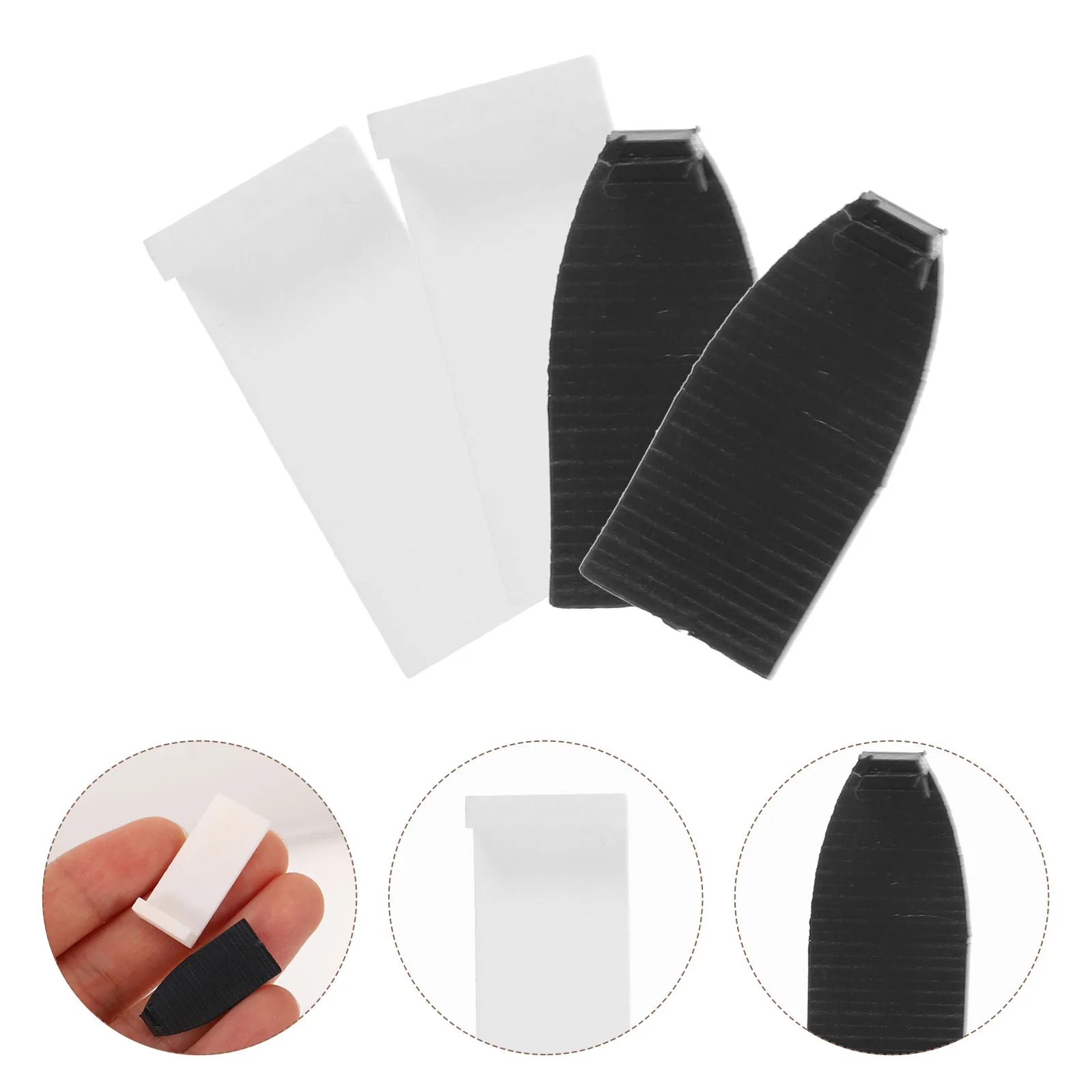 

4 Pcs Violin Bow Piece Replacement Parts and Accessories Grip Beginner Viola Ebony Chin Rest Pad