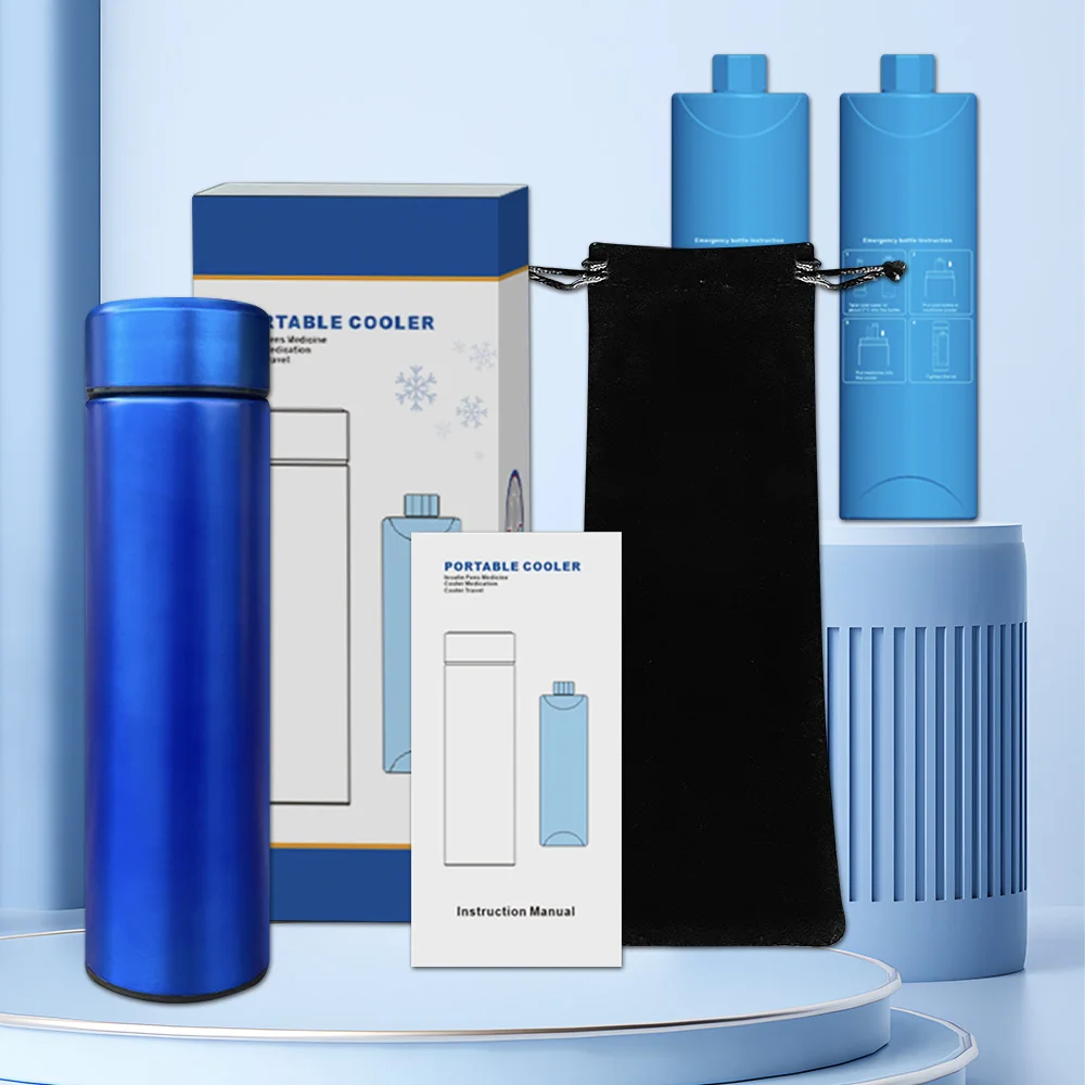 Portable Refrigerator Cup Refrigerator Box Growth Hormone Medicine Refrigeration Outdoor Cold Storage Cup Mini Refrigerator
