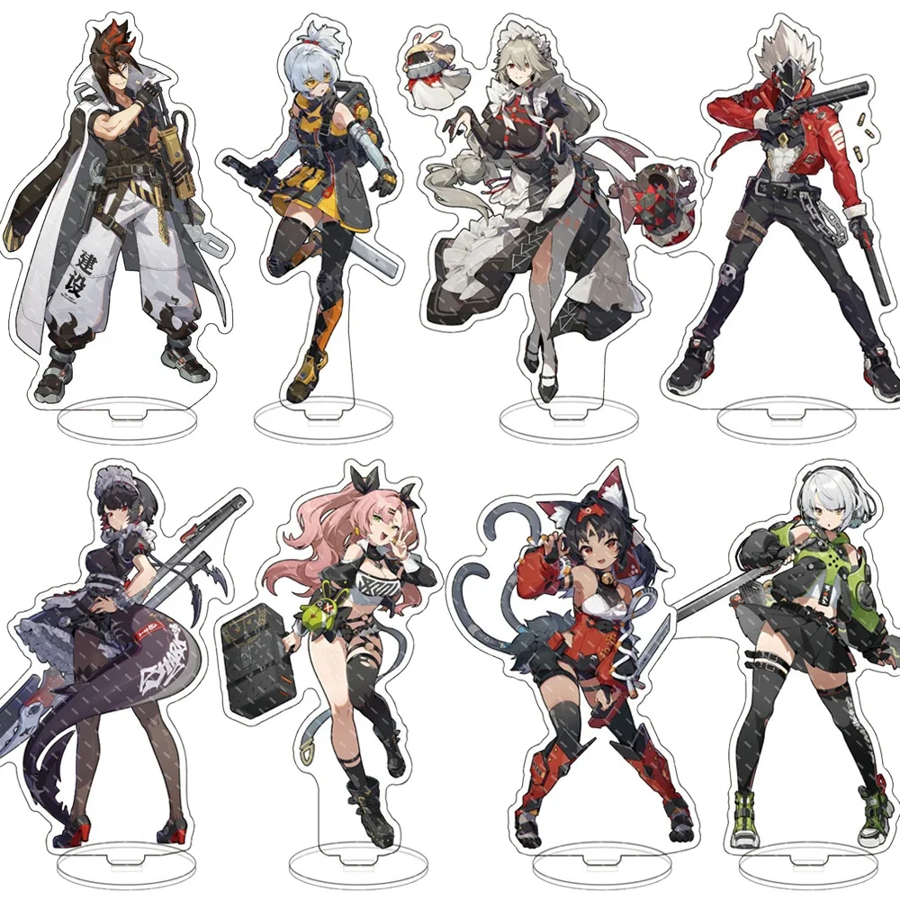 Zenless Zone Zero Game Acrylic Stand Model Nicole Anby Belle Wise Ellen Joe Anime Figures Cosplay Desktop Decoration Props Gifts