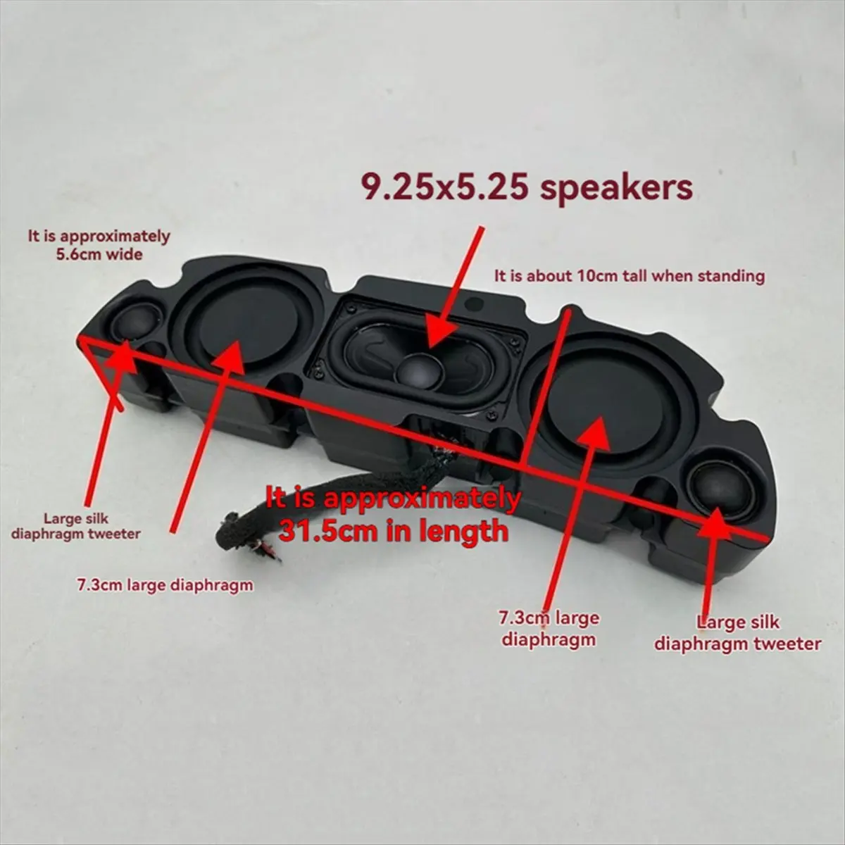 

*ONE DAY 1 шт. Hi-Fi 2-полосный пассивный динамик с тройным драйвером, двойными басовыми диафрагмами и двумя динамиками для длительного хода для дома/студийного аудио