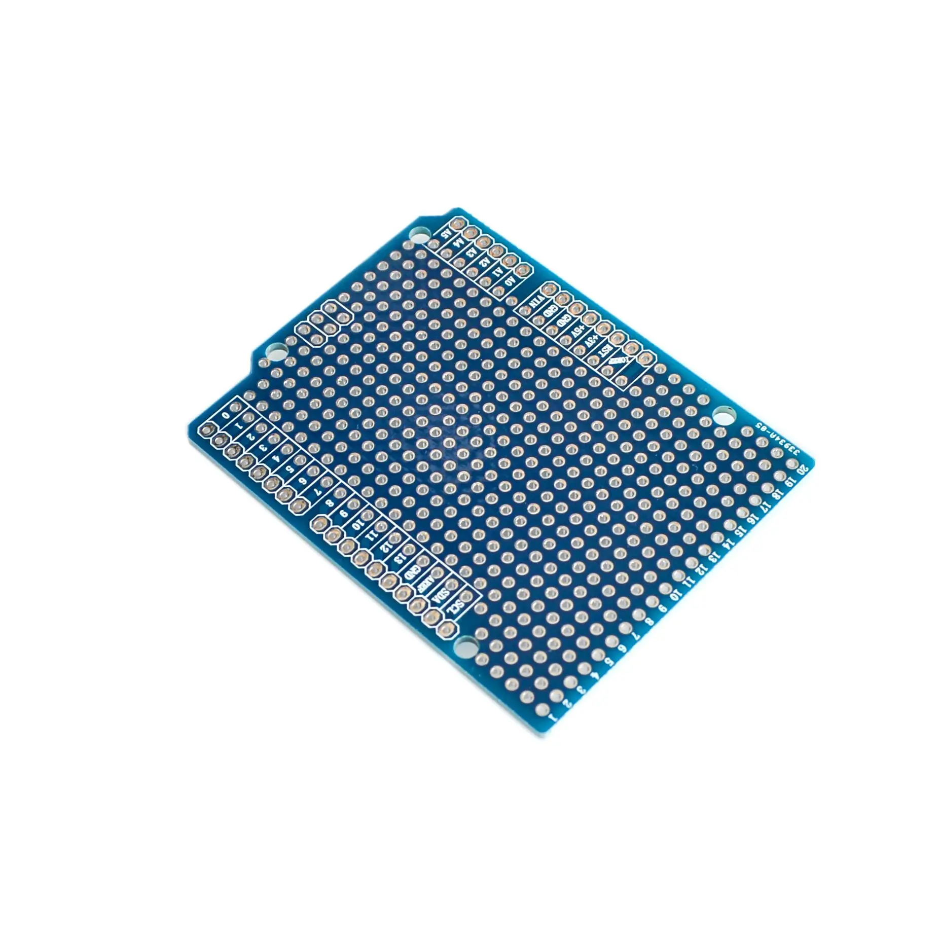 10PCS/LOT Prototype PCB Expansion Board For Arduino UNO R3  ATMEGA328P Shield FR-4 Fiber PCB Breadboard 2mm 2.54mm Pitch