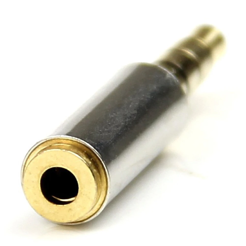 Adattatore presa Convertitore adattatore jack per auricolari audio stereo da 3,5 mm maschio a 2,5 mm femmina dorato