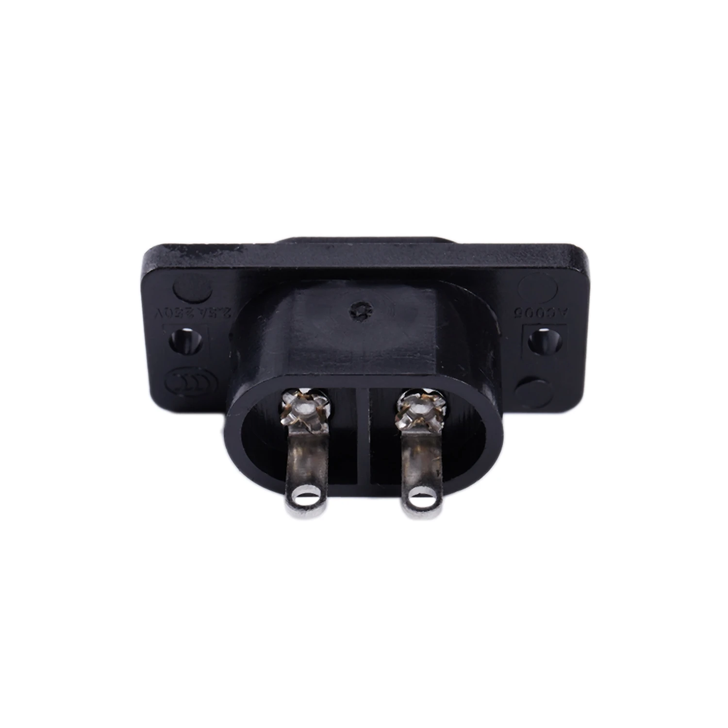 Copo de solda do soquete pinos, conector de alimentação, 6 x AC, 250V, 2.5A, IEC320, C7