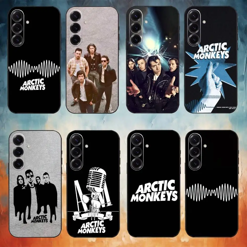 Arctic Monkeys Band Phone Case For Samsung Galaxy A91,80,73,72 ,71,53,52,32 ,31,22,21s,20,Soft Black Case