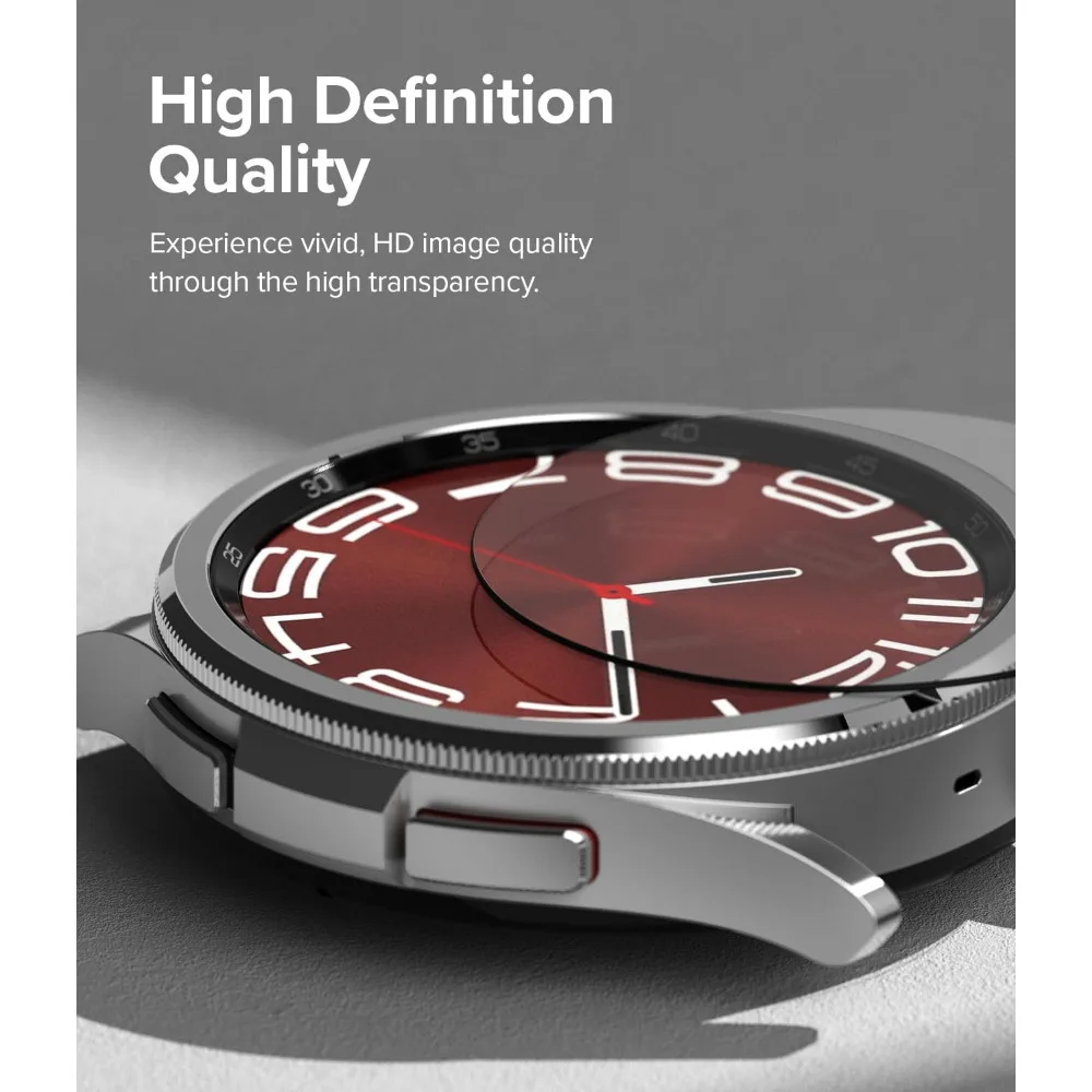 Tempered Glass for Samsung Galaxy Watch 6 Classic 43mm 47mm Watch4 5 40mm 44mm Screen Protector Films Anti-Scratch Accessories