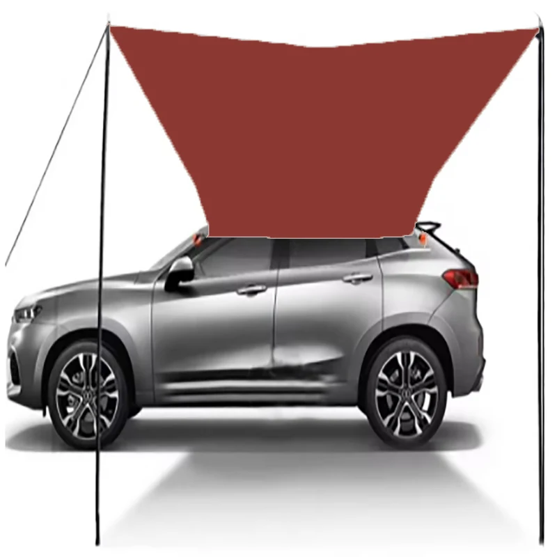 Car Trunk Tent Outdoor Driving Tour Barbecue Camping Small and Medium-sized SUV Car Tail Thickened Waterproof Sunshade Tent