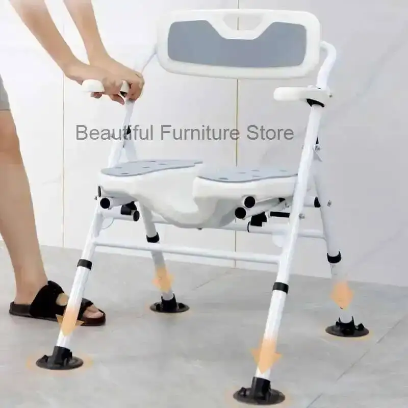 

Toilet Folding Bathroom Chair Squatty Potty Minder Elderly Stool Nordic Disabled Designer Foot Taburete Plegable Home Furniture