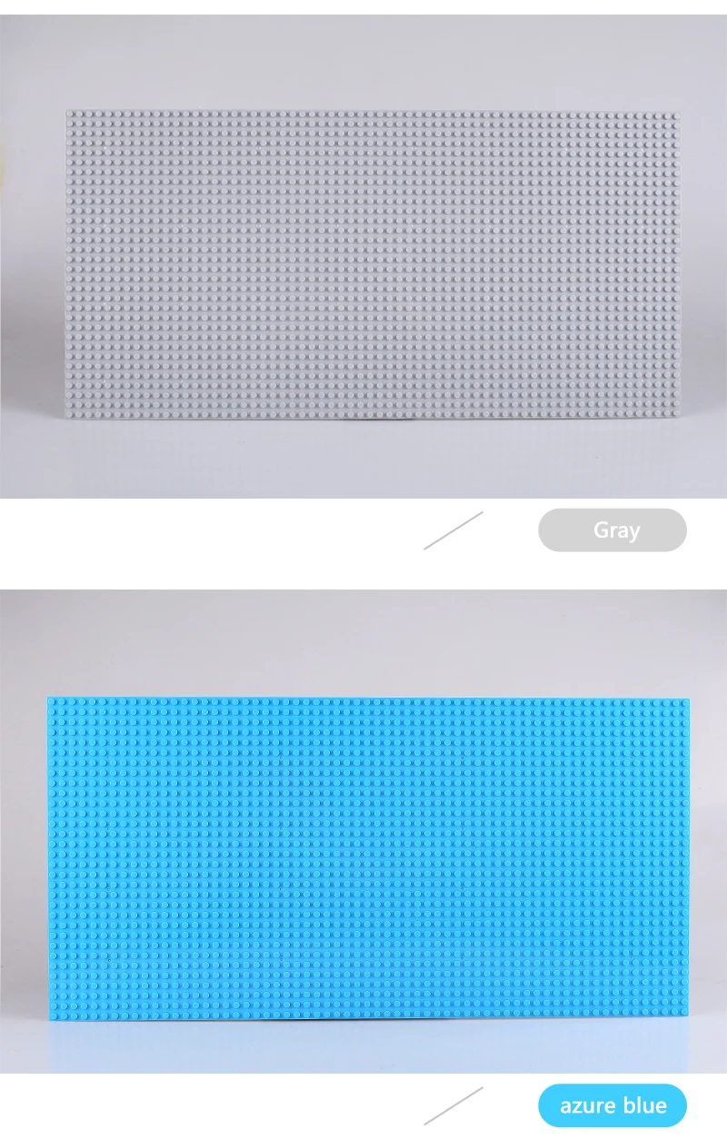1 Stück 32 * 64 Löcher Einlagige Klassische Grundplatte, DIY Montage-Baustein-Wand Kompatibel mit Marken-Spielzeug Geburtstagsgeschenk – Detail 3