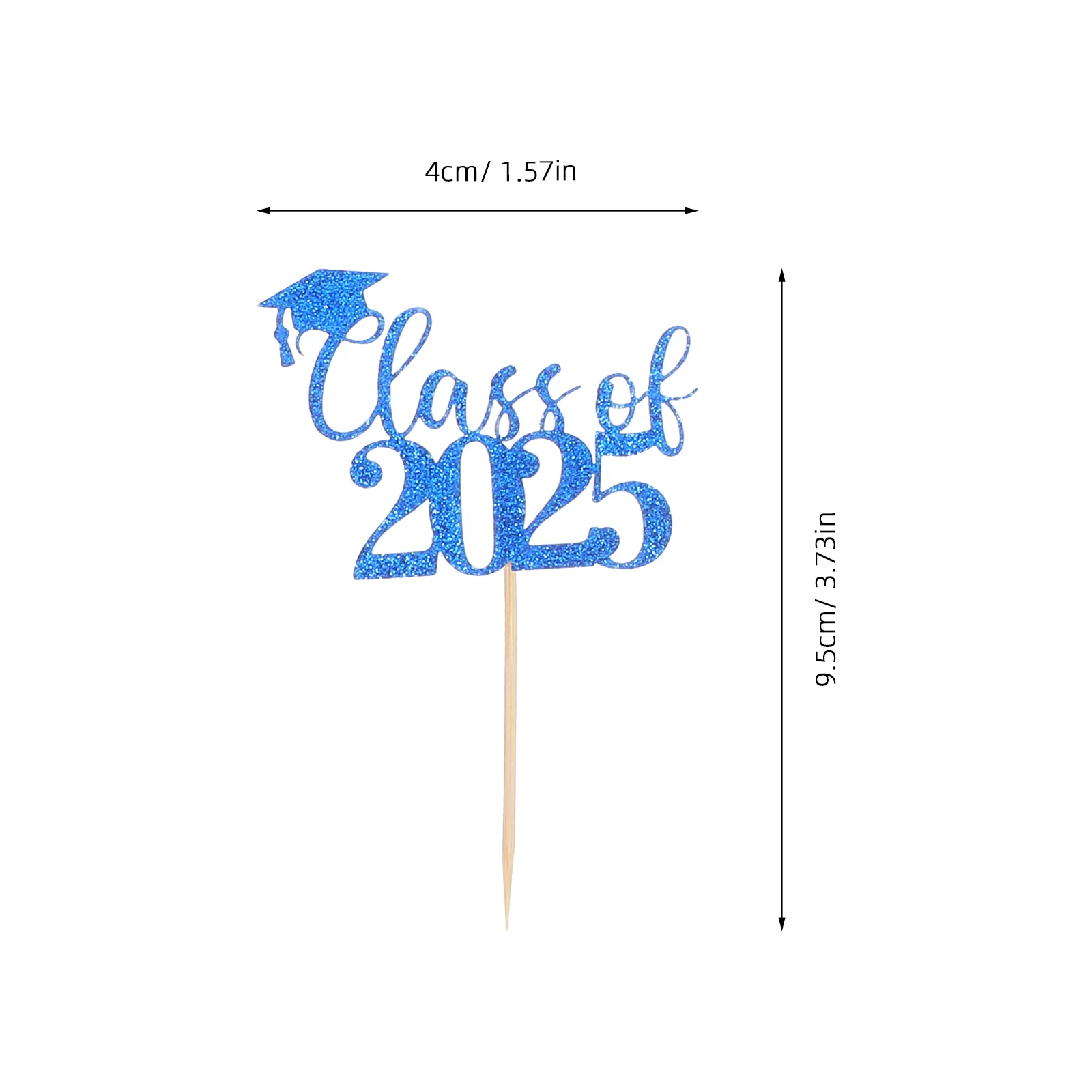 12 pcs Cake 2025 Graduation Celebration Decorations Graduation Cake Centerpiece Unique Design Party Supplies Versatile