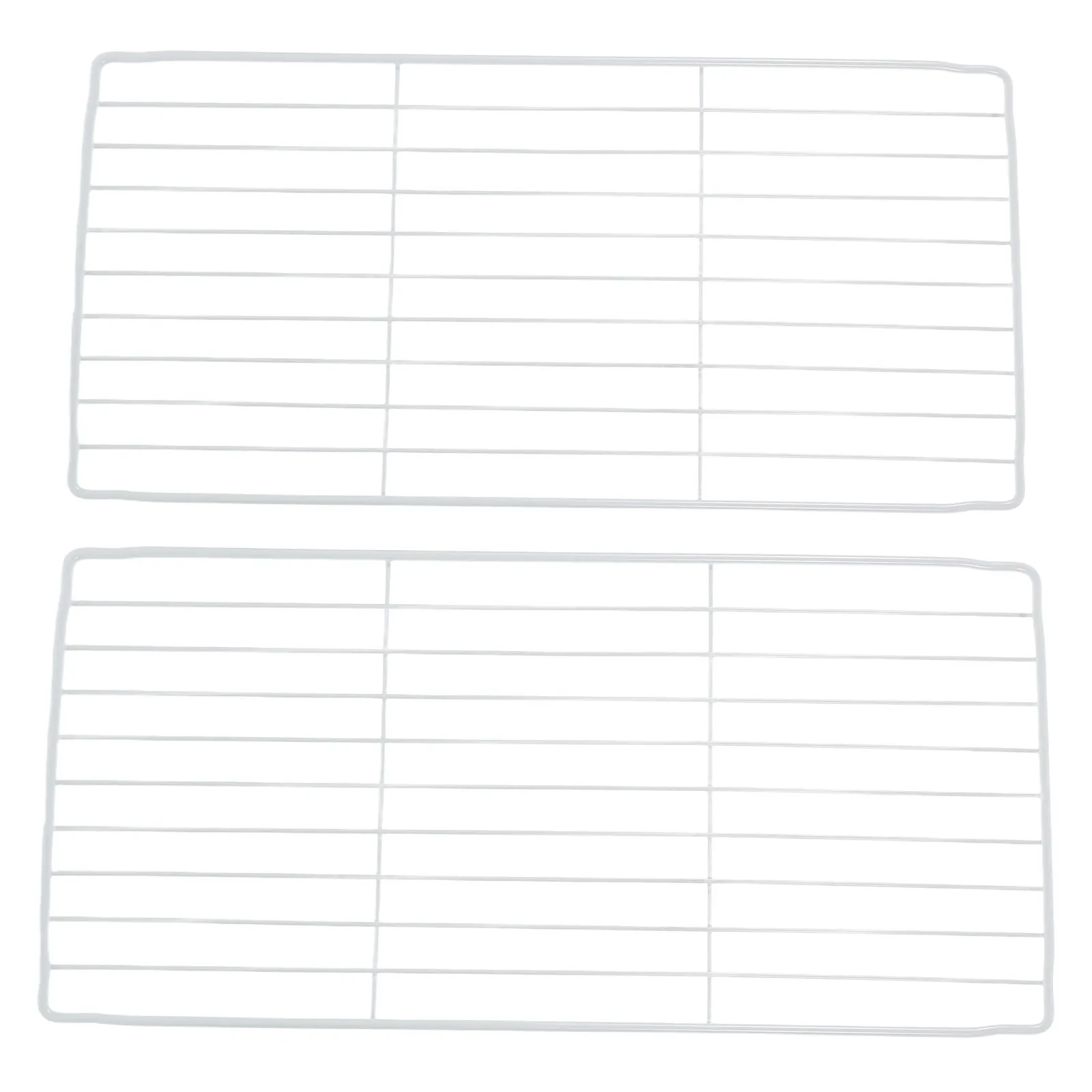 2 PCS Freezer Food Dividers Organizer Partitions Fridge Commercial Refrigerator Shelf Basket Separators Section for Shelves